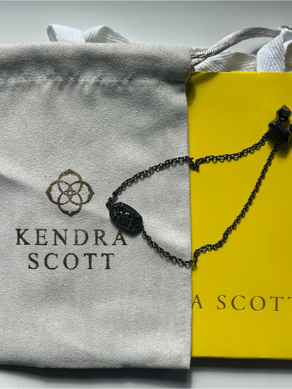 Kendra Scott Black druzy Oval Bracelet